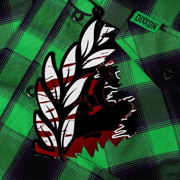 Dixxon THE LAGOON- Horror Series Friday 13th -Short Sleeve Bamboo Shirt -Men's M - Picture 4 of 9